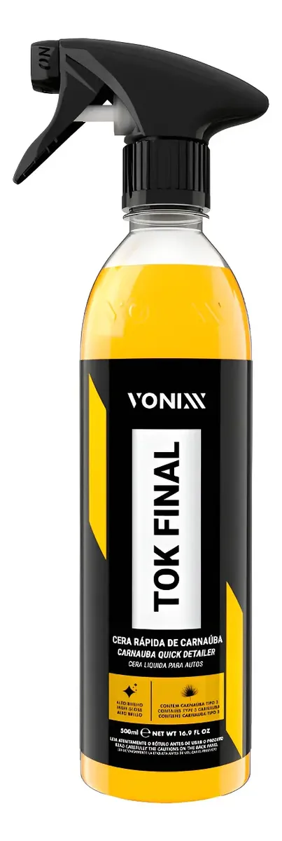 Carnaúba Tok Final Vonixx – Cera Spray de Manutenção 500ml
