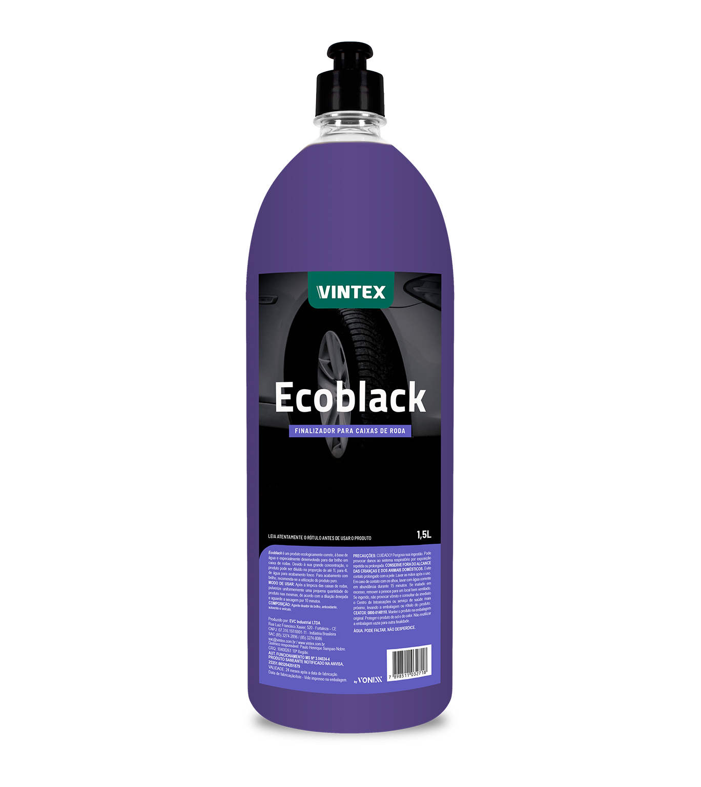 EcoBlack Finalizador para Caixas de Roda VINTEX