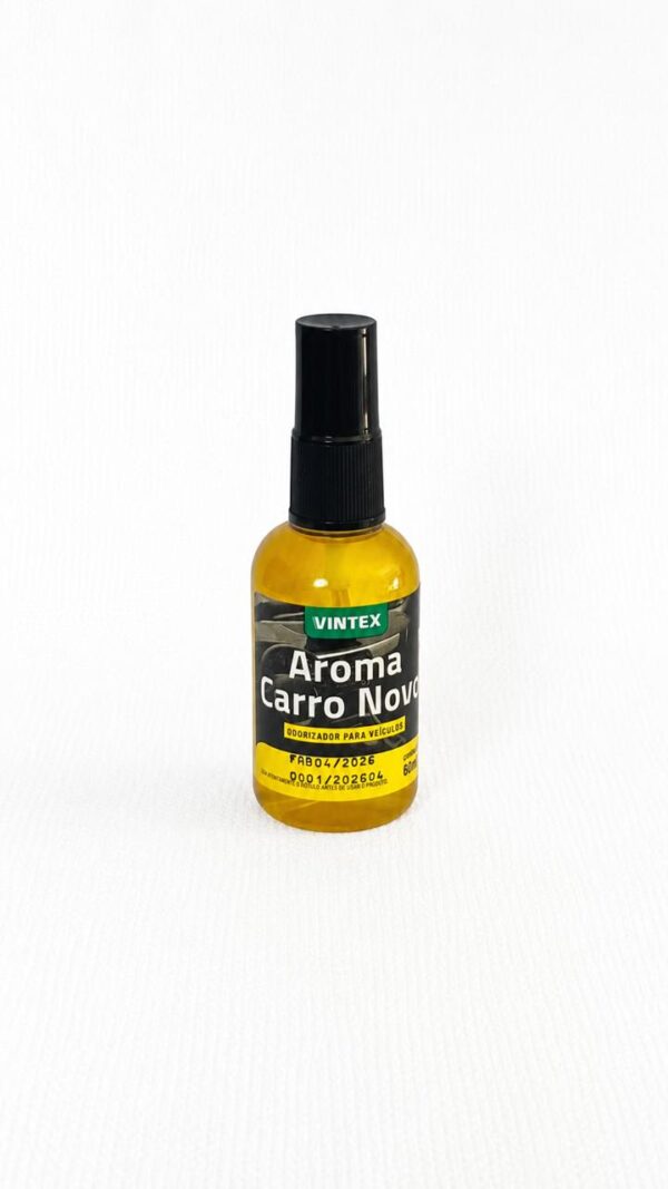 Aroma Carro Novo Spray Odorizador para Veículos VINTEX 60ml