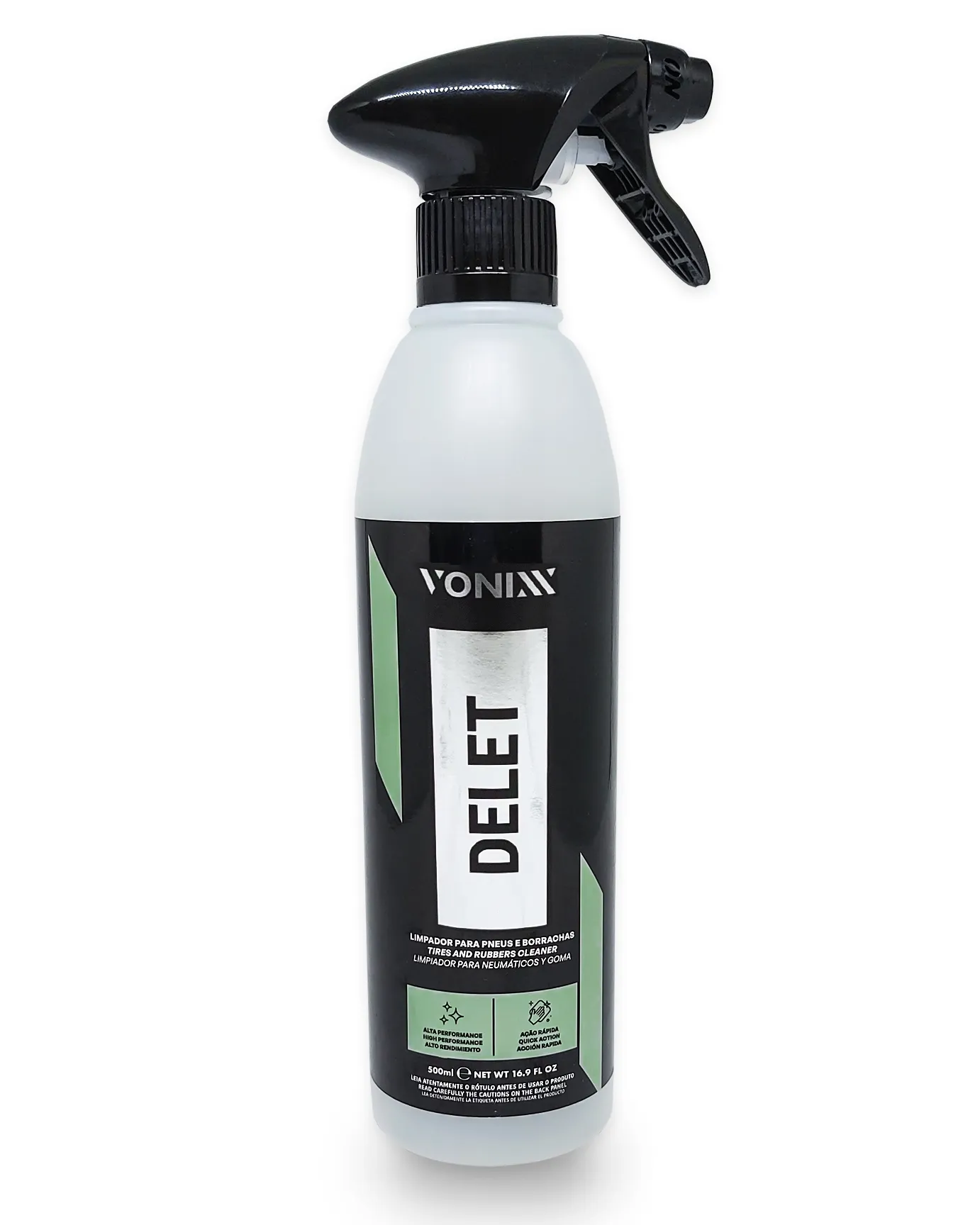 DELET Limpador de Pneus e Borrachas 500ml – Vonixx